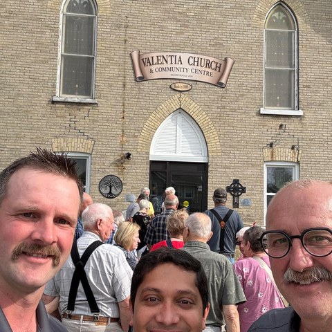 Guru Bhat at Valentia Church community event