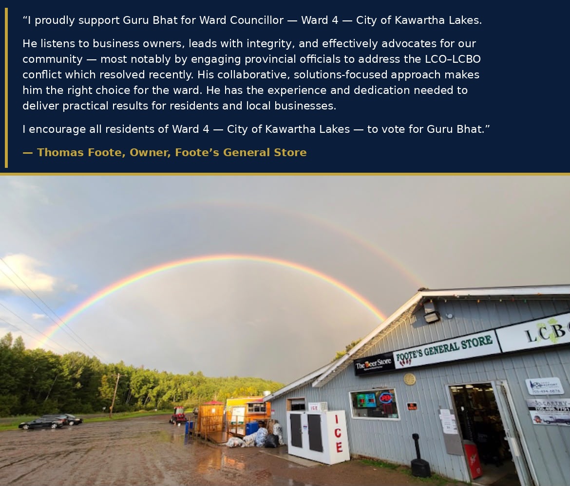 Testimonial from Thomas Foote, Foote's General Store